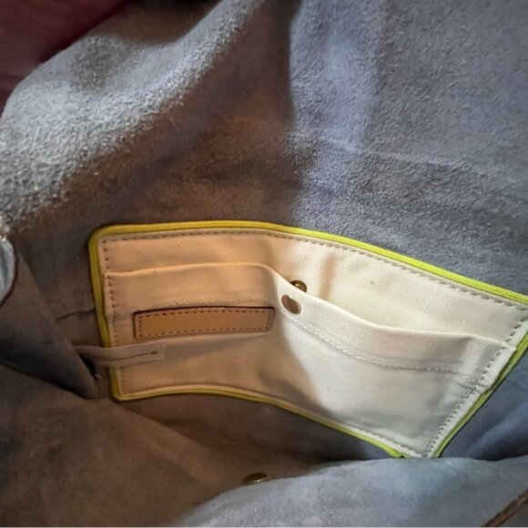 GAP Gray Clutch Suede Leather Wristlet - Picture 6 of 8